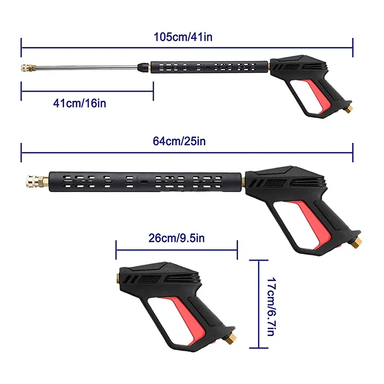 Long High Pressure Car Washer Gun