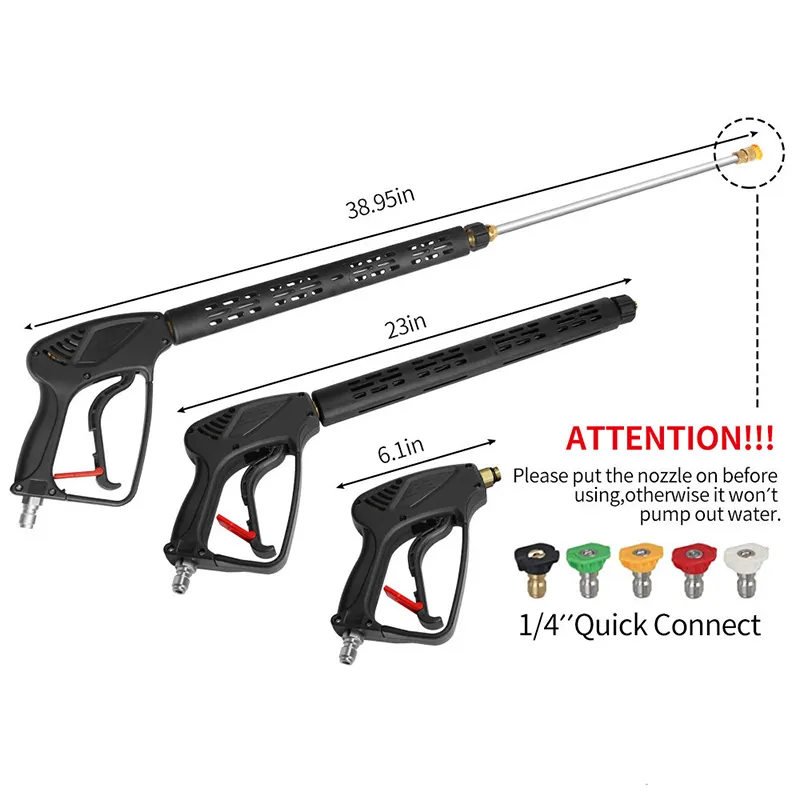 Pressure Washer WandHigh Pressure Car Wash Gun Trigger Gun 