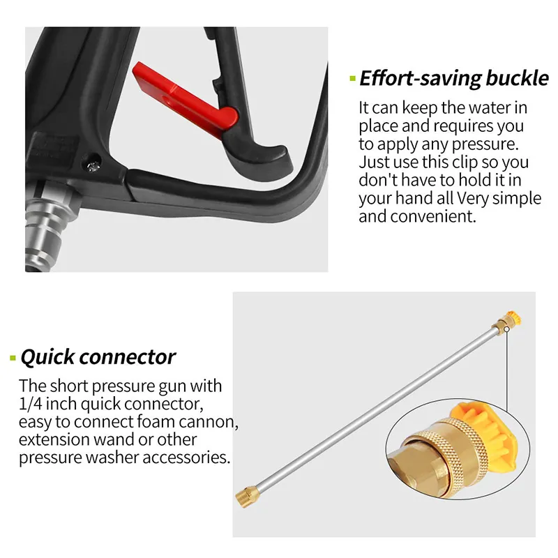 Pressure Washer WandHigh Pressure Car Wash Gun Trigger Gun 